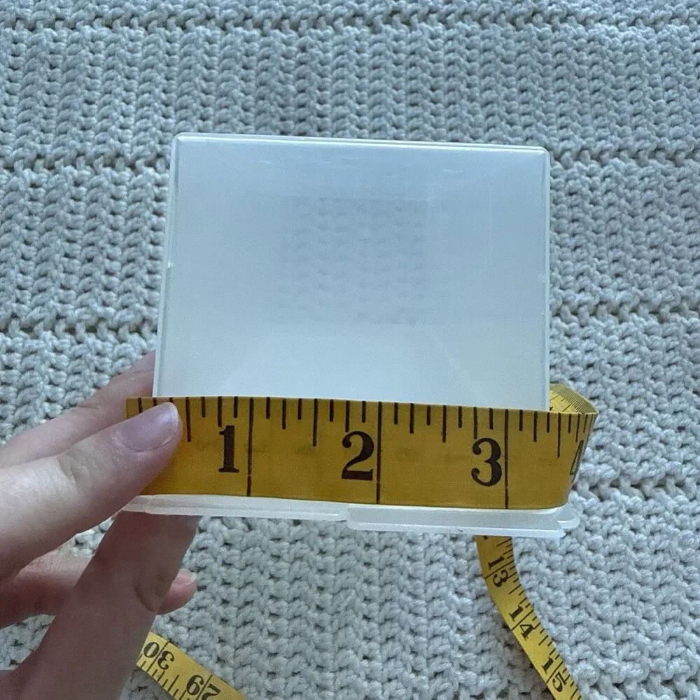VTG 90 Kraft Velveeta Cheese Keeper Storage Container Clear Plastic 2lb Block